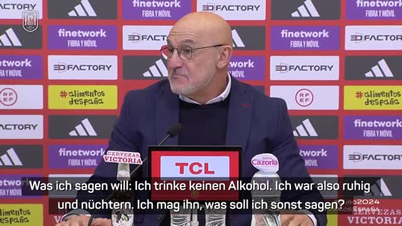 De la fuente zu fifa-wahl: "trinke keinen alkohol"