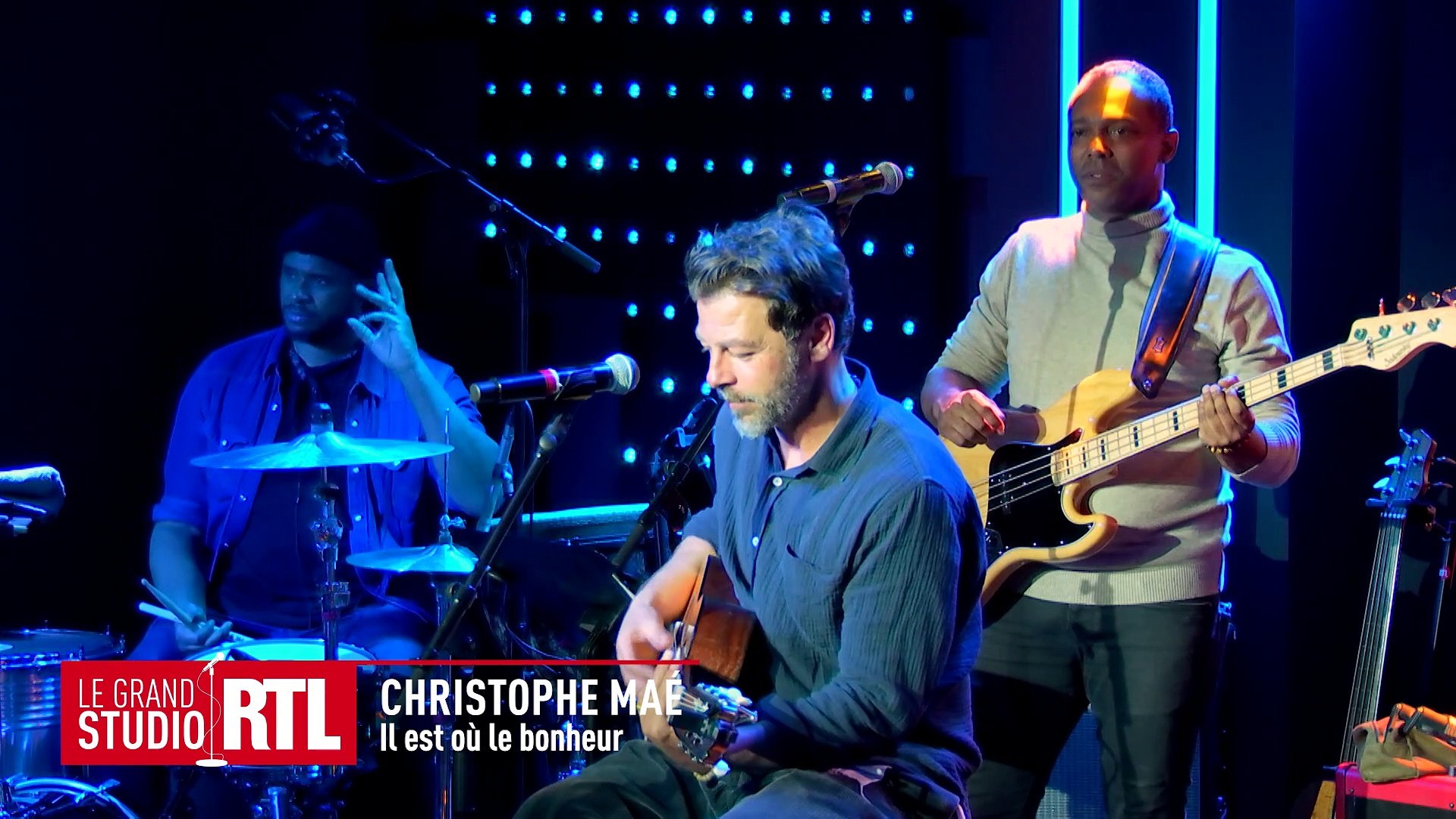 Christophe Maé - Il est ou le bonheur (Live) - Le Grand Studio RTL - Vidéo  Dailymotion