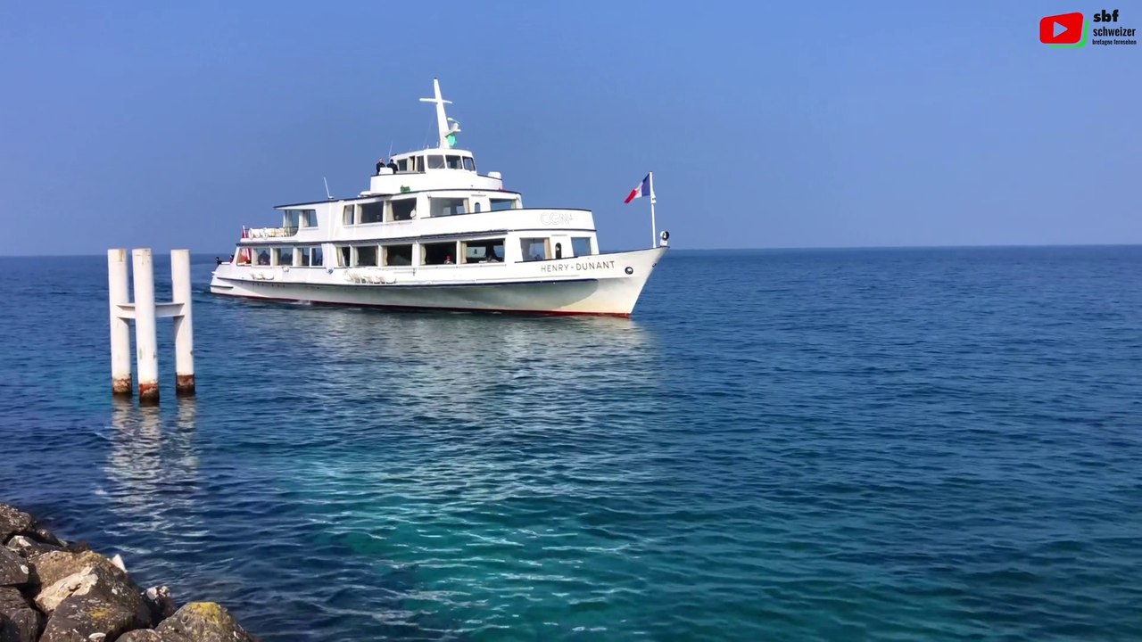 Lausanne   |  Überquerung Ouchy-Evian  |   SBF Schweiz Bretagne Fernsehen