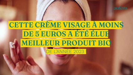 Download Video: Cette crème visage à moins de 5 euros a été élue Meilleur Produit Bio de l'année 2023