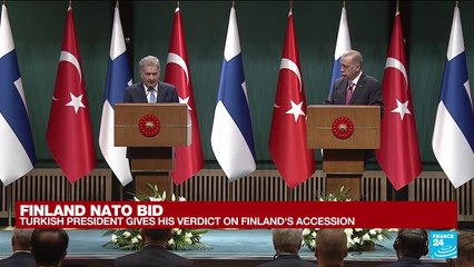 REPLAY: Turkey's president says he will back Finland's NATO bid