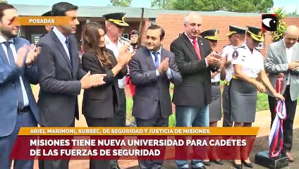 Misiones tiene nueva universidad para cadetes de las fuerzas de seguridad