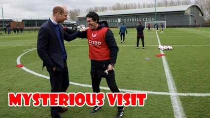 Mystery over Prince William's low key visit to Aston Villa football club revealed