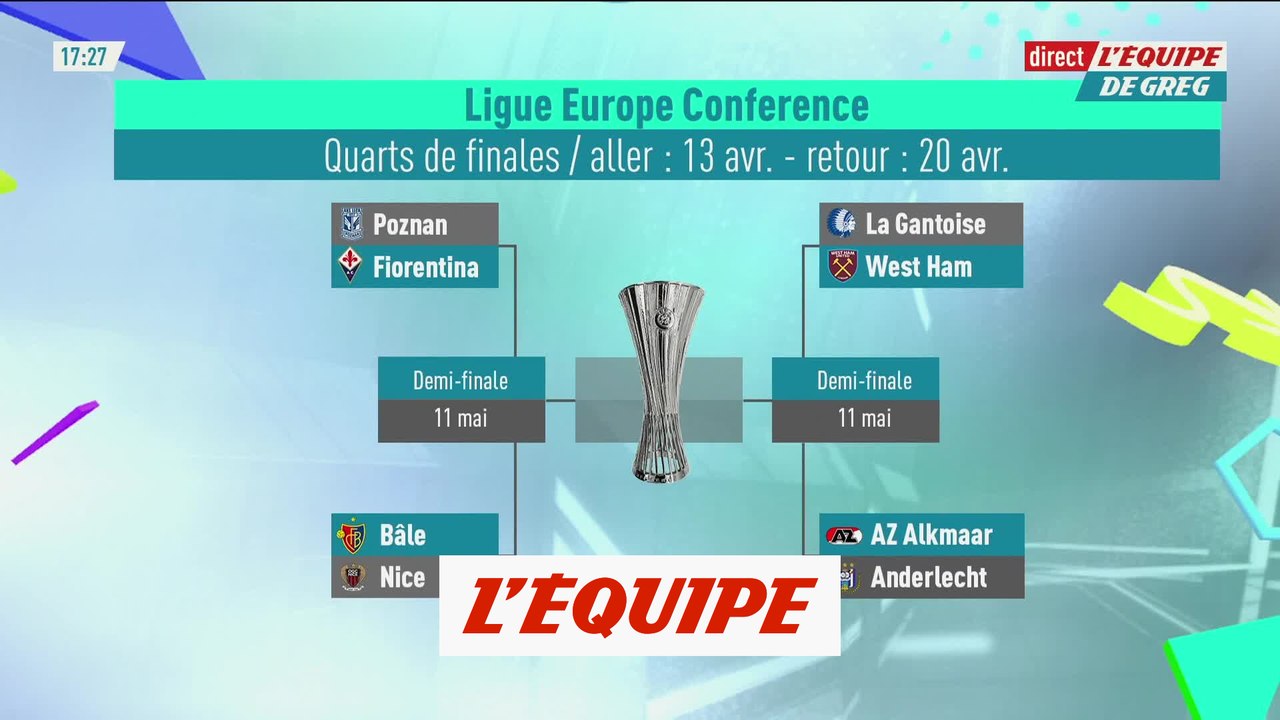 Nice affrontera Bâle en quarts de Ligue Europa Conférence - Foot - C4 - Tirage au sort