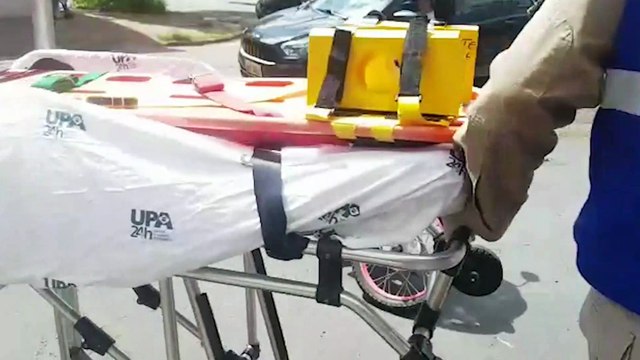 Motociclista fica ferida em acidente de trânsito no Pacaembu