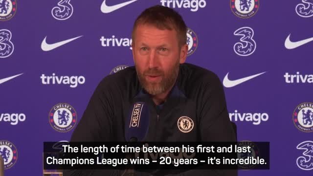 Potter praises 'gentleman' Ancelotti after Real Madrid UCL draw