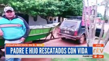 Rescate milagroso en Riberalta: Un padre fue encontrado con su hijo después de encontrarse desaparecidos durante 3 días en la selva