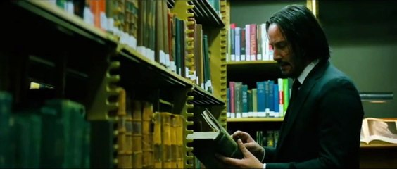 John Wick 3 Parabellum Book Kill + Library Scene - Keanu Reeves