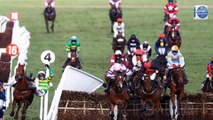 Corbetts Cross CRASHES into a fence at the last hurdle in the Albert Bartlett at the Cheltenham Festival allowing Stay Away Fay to claim victory with both jockey and horse fortunately avoiding serious injury