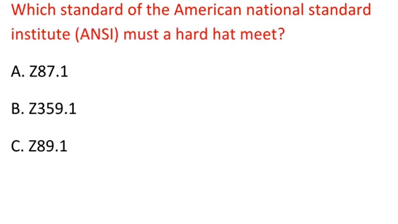 Part 3. Saudi Aramco HSE Supervisor Exam Questions and Answers
