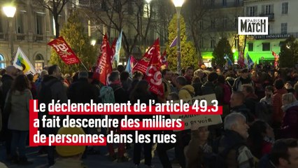 Retraites : après le 49.3, de nombreuses actions de colère