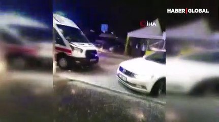 Gaziantep'te önce sağanak sonra dolu etkili oldu! Kent, beyaza büründü...