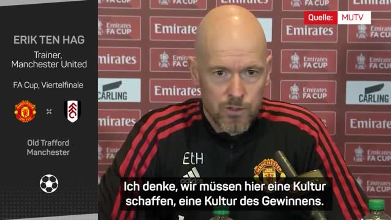 Ten Hag: 'Müssen alle Spiele gewinnen'