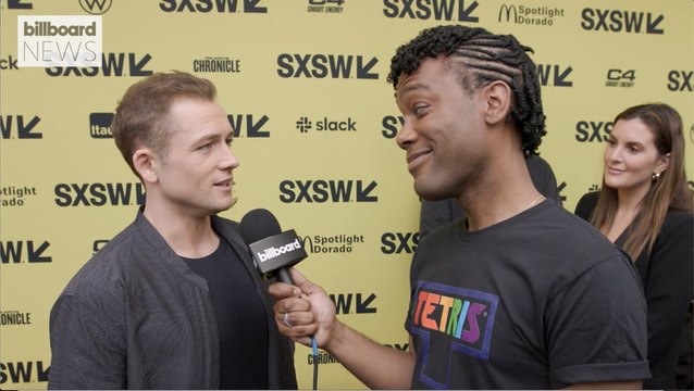 Taron Egerton & The Cast of 'Tetris' Meet Our Own Tetris | Billboard News