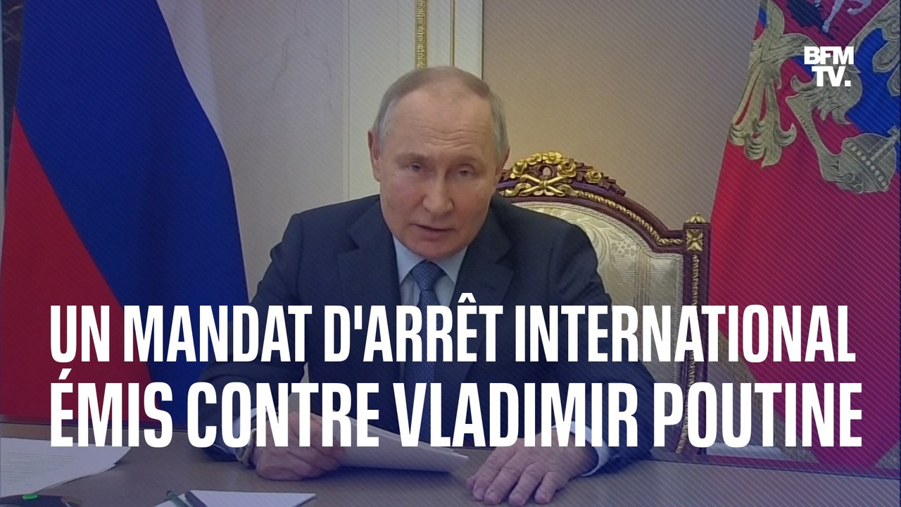 Un mandat d'arrêt international émis contre Vladimir Poutine pour "