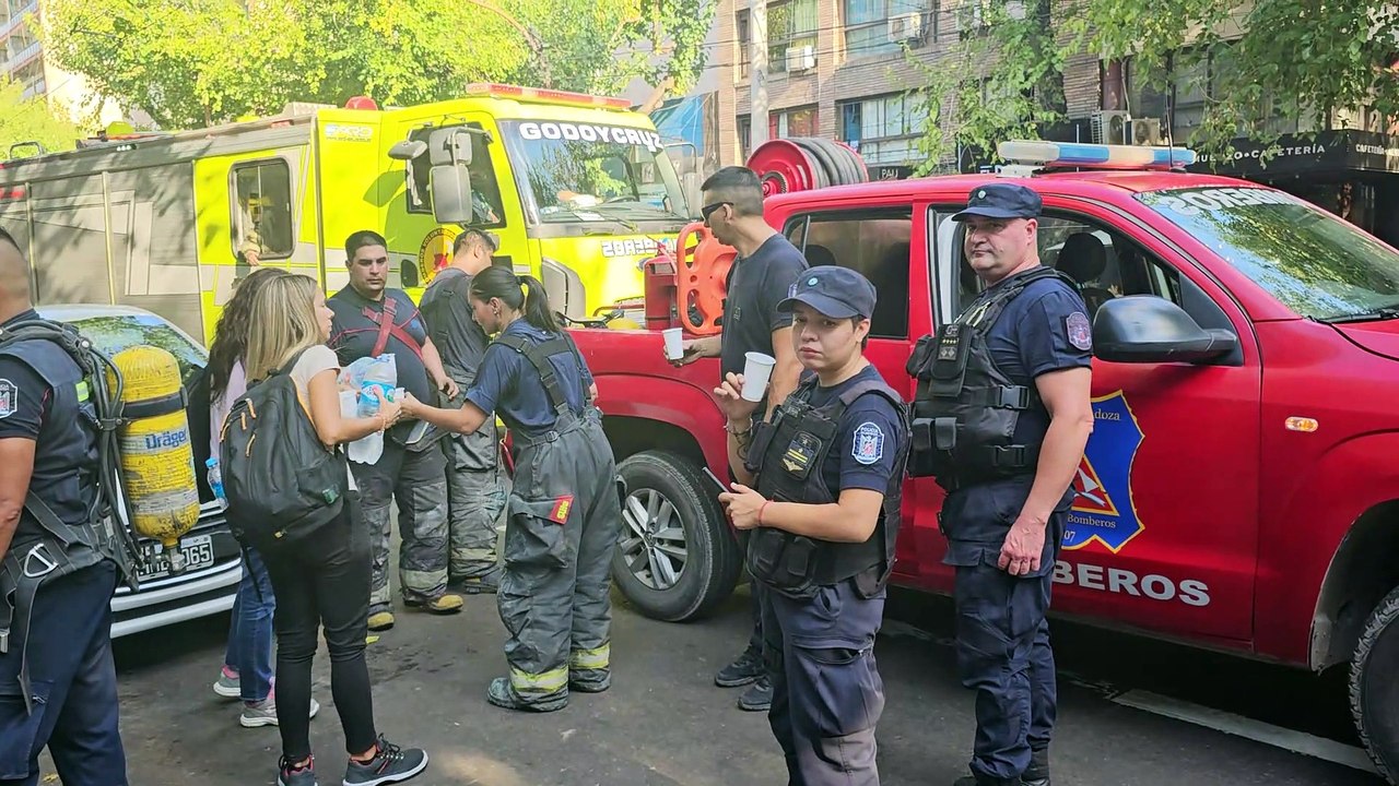 Incendió centro