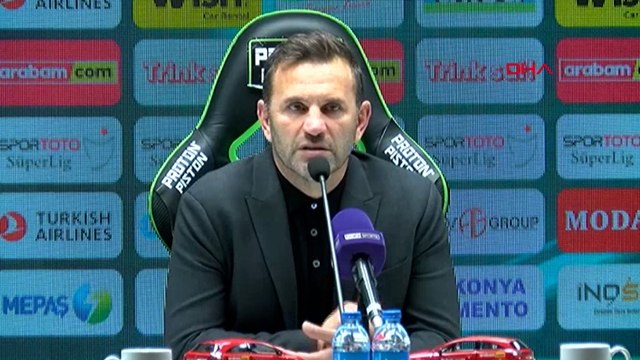 Galatasaray Teknik Direktörü Okan Buruk'tan Konyaspor maçı sonu hakem eleştirisi