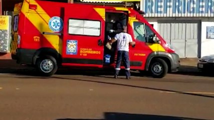 Rapaz tem queimaduras na face após explosão de galão de álcool