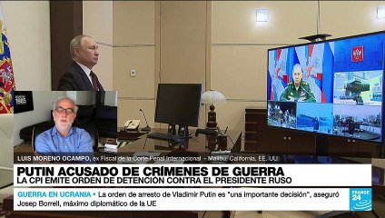 Luis Moreno: "Un fallo de la CPI tiene un impacto que va más allá de si arrestan o no a Putin"