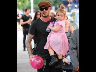 La fille de David Beckham a été qualifiée de "déjà trop grosse" - Son père la protège et l'emmène