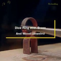 How to make dice ring with brass & wood (jewelry) with This Proven Guide! -Dice Ring - Step by Step!