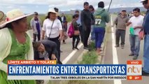 Transportistas de Arbieto y Tolata se enfrentan por rutas