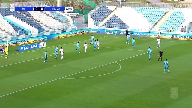 مباراة بني ياس و دبا الفجيرة دوري أدنوك للمحترفين 2023-03-17