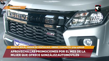 Marcos Solis detalló los planes comerciales que se ofrecen en  González Automóviles