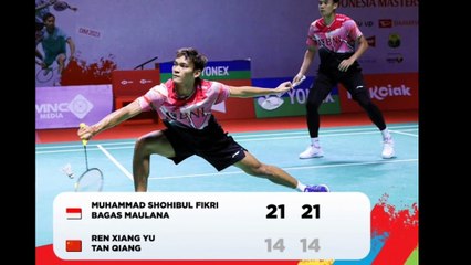 Forum Tiongkok Usai Pertandingan Bagas / Fikri Di Indonesia Master 2023
