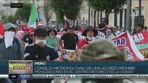 Perú: Consejo Metropolitano de Lima prohíbe movilizaciones en el centro histórico de la ciudad