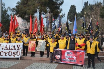 '57'NCİ ALAY' KORTEJİ, GELİBOLU'DA