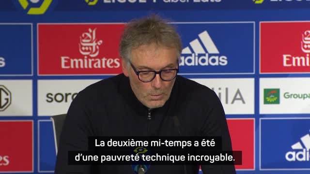 28e j. - Blanc : La deuxième mi-temps a été d'une pauvreté technique incroyable