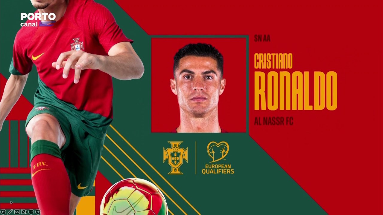 Cristiano Ronaldo na lista de convocados de Roberto Martínez