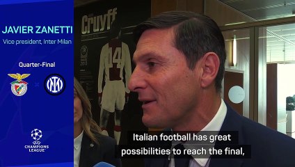 Zanetti backs Serie A club to reach UCL final