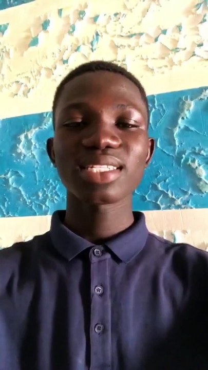 Another success story , this time from Gambia! This student was very skeptical. In fact, his parents did not want to do it because they were afraid he was going to be scam. He raised his own money, trus