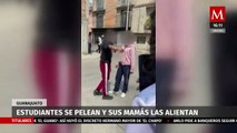 En telesecundaria grabaron la pelea de dos estudiantes, nadie las detuvo; Guanajuato