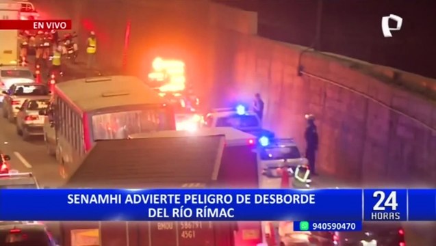 Senamhi advierte desborde del río Rímac por el incremento de caudal