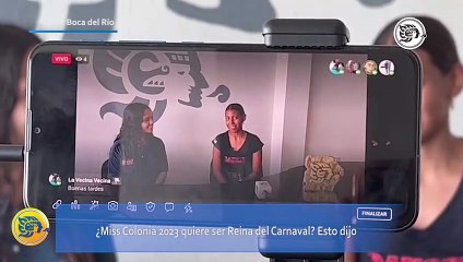 ¿Miss Colonia 2023 quiere ser Reina del Carnaval? Esto respondió