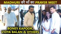 Boney Kapoor, Vidya Balan, Jaaved, Riteish & Many Celebs Attended Madhuri's Mother's Prayer Meet