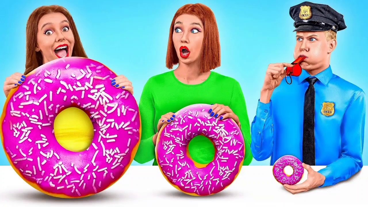 Big, Medium and Small Plate Challenge | Funny Challenge