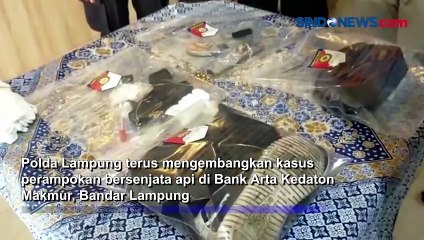 Download Video: Satu Pelaku Perampokan Bank di Bandar Lampung Ditangkap