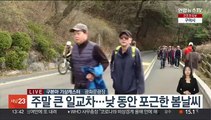 [날씨] 주말 '포근한 봄'…건조특보 확대, 화재 주의