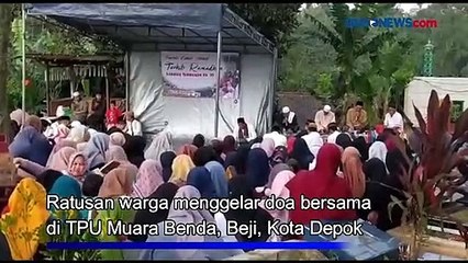 Jelang Ramadan, Ratusan Warga Depok Ziarah Kubur