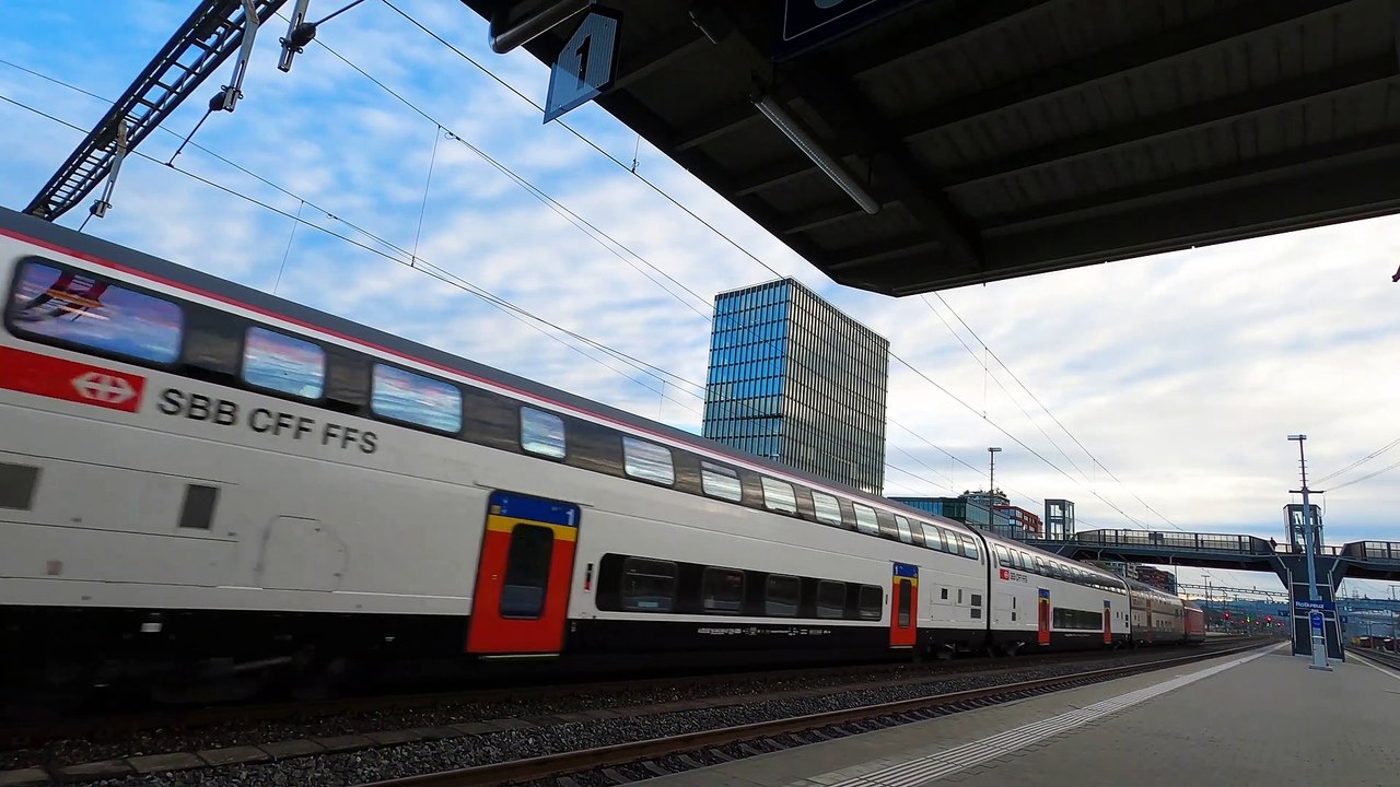 train running on track