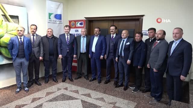 TOBB Başkanı Hisarcıklıoğlu: Deprem bölgesinde ekonomik aktivitenin hızlı bir şekilde eski haline gelmesi gerekiyor