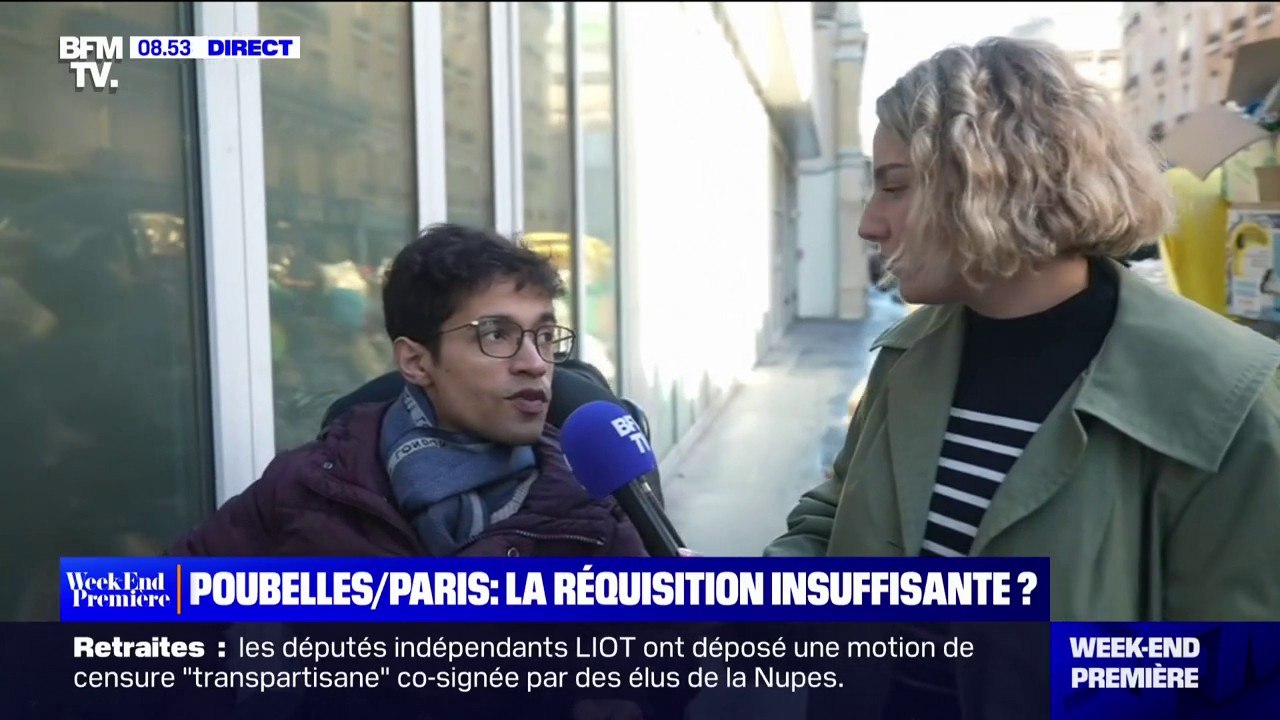 "On est obligé de passer directement sur la route et sur les pistes cyclables": la grève des éboueurs complique le passage des personnes à mobilité réduite