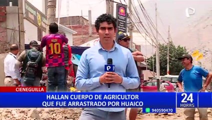 Huaico en Cieneguilla: Hallan cadáver de agricultor y adulta mayor sigue desaparecida