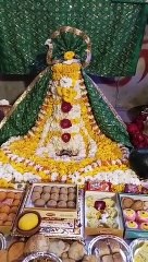 व्यंजनों से महका संतोषी माता का दरबार, 56 भोग की सजी झांकी, देखें वीडियो