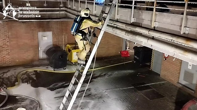 Incendie chaussée de Louvain