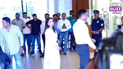 Madhuri Dixit with her family memebrs reach at her Mother's prayer meet